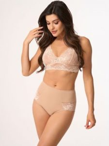 Figi Model BBL 203 Beige - Babell. Brązowe figi Babell, bez wzorów, z dzianiny. Za 100,13 zł.