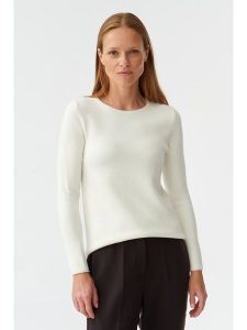 TATUUM Koszulka "Wiko" w kolorze kremowym rozmiar: XL. Brązowe bluzki Tatuum, xl, bez wzorów, bez kołnierzyka, bez ramiączek. Za 130,81 zł.