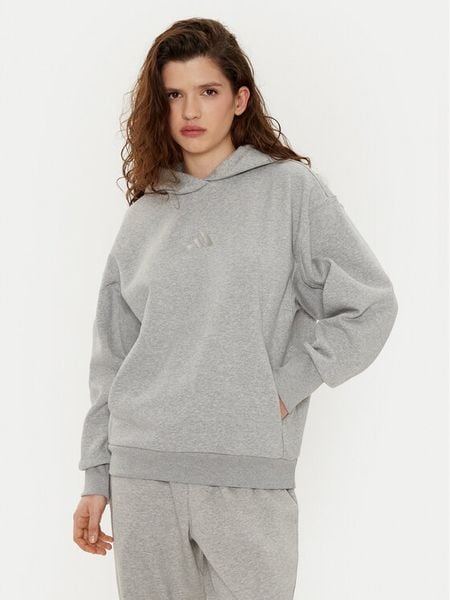 Adidas Bluza ALL SZN Fleece IY6760 Szary Loose Fit. Szare bluzy ADIDAS, xs, bez wzorów, z bawełny, bez kaptura. Za 179,99 zł.