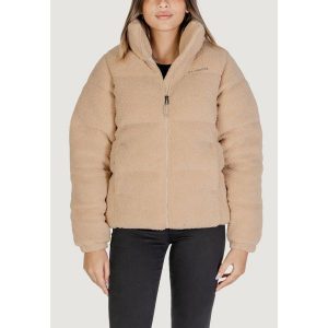 Kurtka Kobieta COLUMBIA Puffect™ Sherpa. Brązowe kurtki Columbia, l, bez wzorów, bez kaptura. Za 450,99 zł.