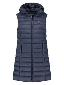 Canadian Peak Kamizelka pikowana "Vakitaleak" w kolorze granatowym rozmiar: XXL. Niebieskie kamizelki Canadian Peak, xxl, bez wzorów, bez kołnierzyka, bez ramiączek, bez kaptura. Za 122,38 zł.