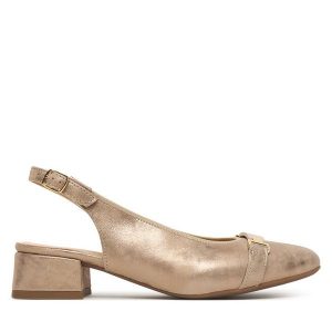 Czółenka Ara. Brązowe czółenka Ara, bez wzorów, bez obcasa, bez zapięcia. Za 589,99 zł.