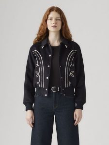 Levi's Kurtka w kolorze czarnym rozmiar: S. Czarne kurtki Levi's®, s, bez wzorów, prążkowane, bez kaptura. Za 315,95 zł.