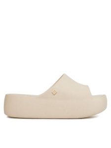 Melissa Klapki Melissa Free Platform Slide Ad 35859 Beżowy. Brązowe klapki Melissa, bez wzorów, z tworzywa sztucznego, bez obcasa. Za 309,99 zł.