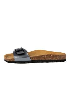 Little Sky Klapki w kolorze antracytowym rozmiar: 39. Czarne klapki Little Sky, bez wzorów, z otwartym noskiem, bez obcasa. Za 118,84 zł.