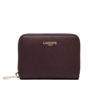 Portfel Lacoste. Brązowe portfele Lacoste, bez wzorów. Za 484,99 zł.