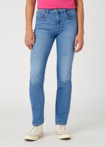 WRANGLER DAMSKIE SPODNIE JEANSOWE WRANGLER SLIM PEARL W26LCY37M 112332355. Jeansy Wrangler, bez wzorów, z jeansu. Za 229,99 zł.