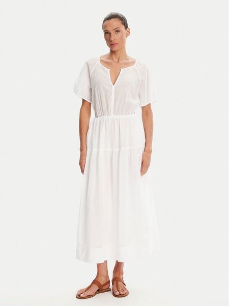 Devotion TWINS Sukienka codzienna Spirited 025.369.1G Biały Regular Fit. Białe kombinezony Devotion TWINS, na co dzień, l, bez wzorów, z bawełny, bez kołnierzyka, bez ramiączek, proste. Za 489,99 zł.