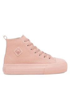 Kappa Trampki VISKA OC 243208OC-7171 Różowy. Czerwone trampki Kappa, bez wzorów, z materiału, bez zapięcia. Za 129,99 zł.