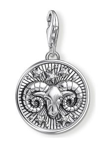 Thomas Sabo Srebrna zawieszka "Aries" z cyrkoniami rozmiar: onesize. Szare zawieszki Thomas Sabo, z cyrkonią, srebrne. Za 173,95 zł.