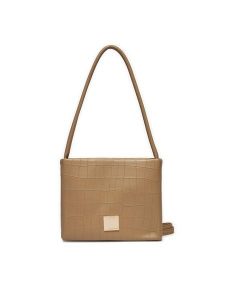 Monnari Torebka BAG0370-015 Beżowy. Brązowe torebki klasyczne Monnari, bez wzorów, ze skóry, bez dodatków. Za 239,99 zł.