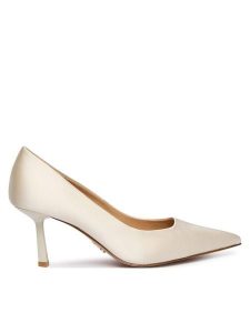 Steve Madden Szpilki Vivion 11003291 Biały. Białe szpilki Steve Madden, bez wzorów, z materiału, bez obcasa. Za 519,99 zł.