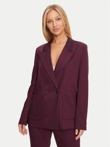 Guess Marynarka Viviane W4BN58 WGIH2 Bordowy Regular Fit. Czerwone marynarki i żakiety Guess, l, z aplikacjami, z syntetyku. Za 449,99 zł.
