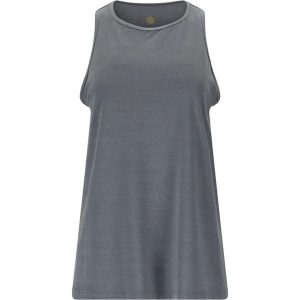Damski tank top Athlecia Mota. Szare topy ENDURANCE, bez wzorów, sportowe, bez kołnierzyka, bez ramiączek. Za 175,50 zł.