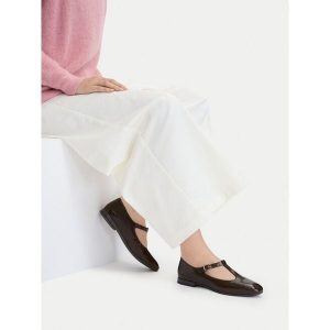 Baleriny Lasocki. Brązowe balerinki Lasocki, bez wzorów, bez obcasa, bez zapięcia. Za 169,99 zł.