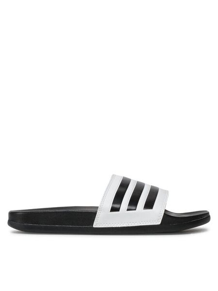 Adidas Klapki adilette Comfort GZ5893 Biały. Białe kalosze ADIDAS, bez wzorów, ze skóry. Za 129,99 zł.