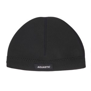 Czapka neoprenowa AQUASTIC Wintstick Beanie 3 mm. Czarne czapki AQUASTIC, bez wzorów, z neoprenu, sportowe. Za 69,99 zł.