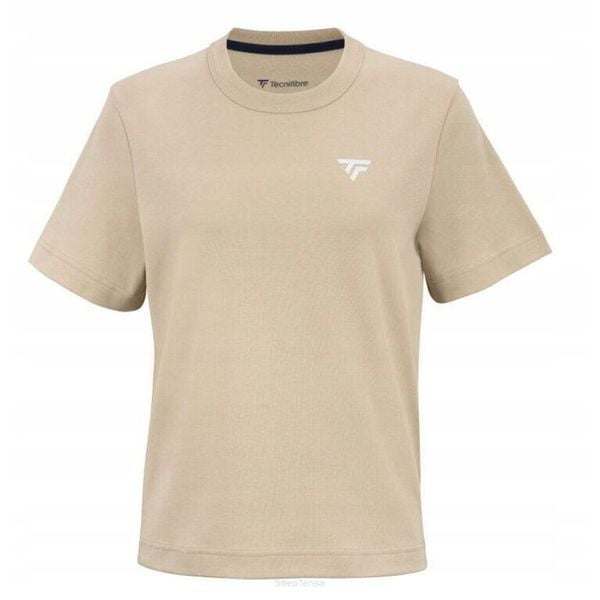 Koszulka tenisowa damska Tecnifibre Graphic Tee 2025. Brązowe koszulki sportowe TECNIFIBRE, bez wzorów, bez ramiączek, tenisowe. Za 145,99 zł.