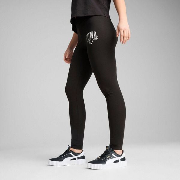 Rajstopy damskie Puma Class High waist Leggings. Czarne legginsy Puma, bez wzorów, z bawełny. Za 190,00 zł.