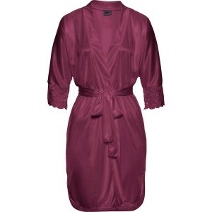 Szlafrok kimono bonprix jeżynowy. Szlafroki marki bonprix. Za 89,99 zł.