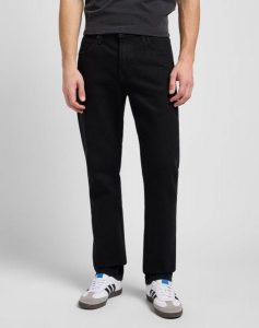 LEE MĘSKIE SPODNIE JEANSOWE WEST BLACK RINSE 112345392 L70W014054. Czarne balerinki Lee, bez wzorów, z jeansu, bez obcasa, bez zapięcia. Za 229,99 zł.