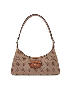 Guess Torebka HWJP96 54170 Beżowy. Brązowe torebki klasyczne Guess, z aplikacjami, z poliesteru, bez dodatków. Za 379,99 zł.