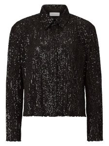 Rich&Royal Bluzka w kolorze czarnym rozmiar: M. Czarne bluzki Rich&Royal, m, bez wzorów, bez kołnierzyka, bez ramiączek. Za 205,93 zł.