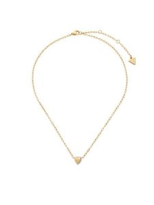 Guess Naszyjnik JUBN06 087JW Złoty. Żółte naszyjniki Guess, metalowe. Za 278,99 zł.