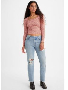 Levi´s Dżinsy "501" - Regular fit - w kolorze błękitnym rozmiar: W31/L32. Niebieskie jeansy bez wzorów. Za 180,06 zł.