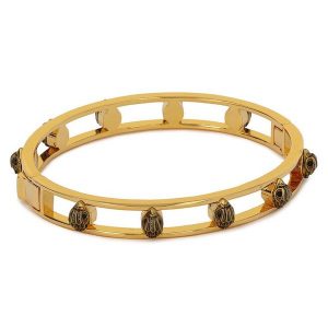 Bransoletka Kurt Geiger. Żółte bransoletki Kurt Geiger, złote. Za 379,99 zł.