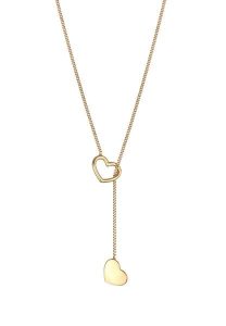 Elli Damski wisiorek z sercem w kształcie litery Y ze srebra próby 925 Sterling Silver Naszyjniki 1 ct. Szare zawieszki Elli, metalowe. Za 203,99 zł.