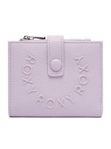Roxy Portfel CEO-RX-W1-004-AW25 Fioletowy. Fioletowe portfele Roxy, bez wzorów, z materiału. Za 59,99 zł.