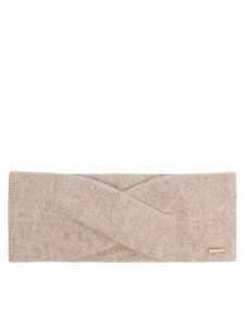 BOSS Opaska materiałowa Livie 50570985 Kremowy. Brązowe rękawiczki Boss, bez wzorów, z materiału. Za 319,99 zł.