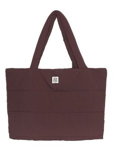 MOSS COPENHAGEN Shopper bag "Sasja" w kolorze brązowym rozmiar: onesize. Brązowe shopper bag Moss Copenhagen, bez wzorów, z materiału, bez dodatków. Za 130,99 zł.