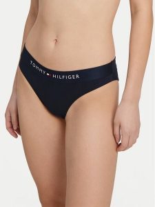 Tommy Hilfiger Dół od bikini UW0UW06363 Granatowy. Niebieskie bikini TOMMY HILFIGER, bez wzorów, z syntetyku. Za 169,99 zł.