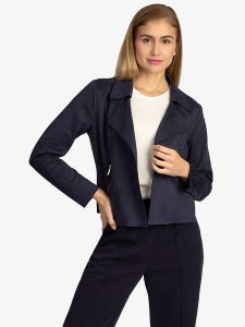 APART Kurtka przejściowa w kolorze granatowym rozmiar: 38. Niebieskie kurtki Apart, bez wzorów, bez kaptura. Za 152,99 zł.