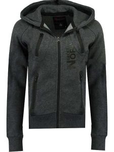 Geographical Norway Bluza "Gosepha" w kolorze granatowym rozmiar: XXL. Niebieskie bluzy Geographical Norway, xxl, bez wzorów, bez kaptura. Za 143,56 zł.