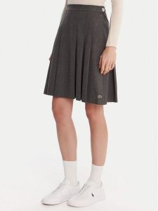 Lacoste Spódnica plisowana JF5358 Szary Regular Fit. Szare spódnice Lacoste, bez wzorów, z syntetyku. Za 494,99 zł.