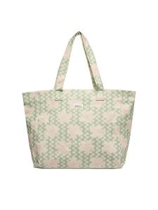 Roxy Torebka Anti Bad Vibes Printed ERJBT03406 Zielony. Zielone shopper bag Roxy, bez wzorów, z materiału, bez dodatków. Za 129,99 zł.