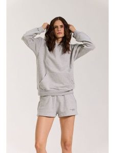 Onamaste Bluza "Bali" w kolorze szarym rozmiar: S/M. Szare bluzy Onamaste, m, bez wzorów, z bawełny, z kapturem. Za 217,99 zł.