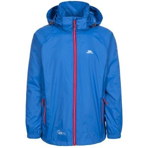 Trespass Qikpac X - Bluza unisex Packaway Jkt Blue. Niebieskie kurtki Trespass, bez wzorów, bez kaptura. Za 257,99 zł.