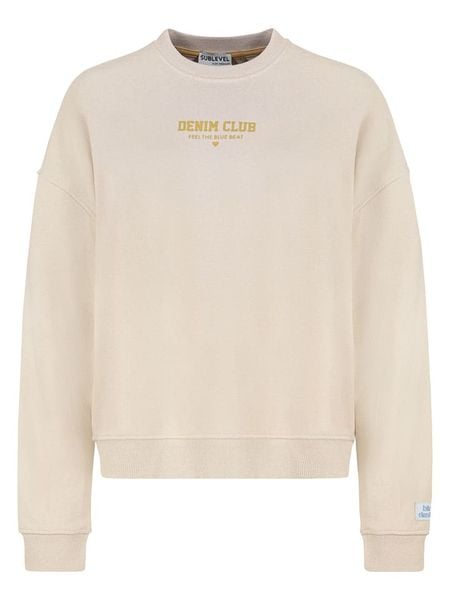 Sublevel Bluza w kolorze beżowym rozmiar: S. Brązowe bluzy Sublevel, s, bez wzorów, bez kaptura. Za 104,99 zł.