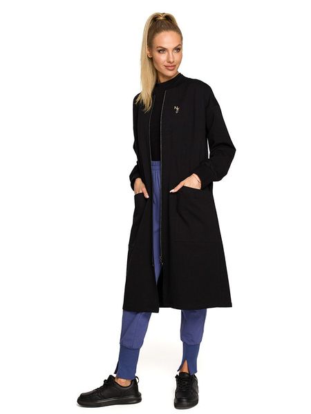 Made of emotion Bluza w kolorze czarnym rozmiar: S. Czarne bluzy Made Of Emotion, s, bez wzorów, bez kaptura. Za 187,07 zł.