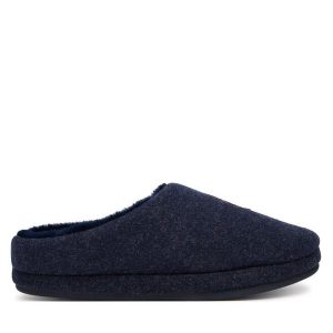Kapcie Tommy Hilfiger. Niebieskie kapcie TOMMY HILFIGER, bez wzorów. Za 249,99 zł.