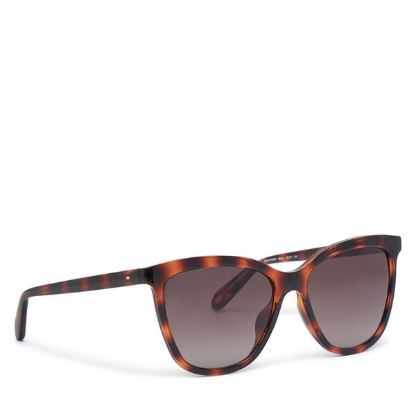 Okulary przeciwsłoneczne Fossil. Brązowe okulary przeciwsłoneczne Fossil. Za 299,99 zł.