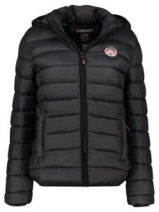 Geographical Norway Kurtka pikowana "Atikabadge" w kolorze czarnym rozmiar: M. Czarne kurtki Geographical Norway, m, bez wzorów, bez kaptura. Za 144,58 zł.
