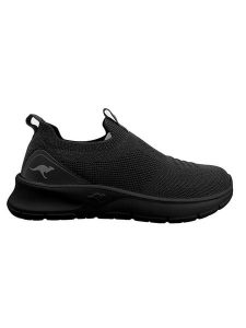 Kangaroos Slippersy "K-NJ Dash" w kolorze czarnym rozmiar: 38. Czarne trampki KangaROOS, bez wzorów, bez zapięcia. Za 127,65 zł.