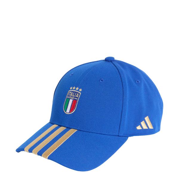 Czapka Italy Football. Brązowe czapki ADIDAS, bez wzorów, z materiału. Za 99,95 zł.