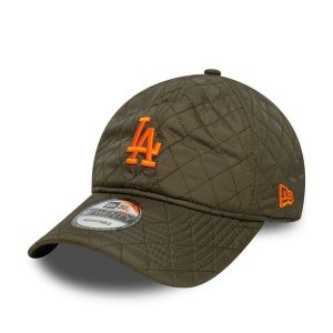 Czapka z daszkiem New Era 9Twenty Dodgers Quilted. Zielone czapki New Era, bez wzorów. Za 139,10 zł.
