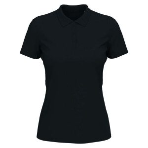 Damska Koszulka Polo Lux. Niebieskie bluzki STEDMAN, bez wzorów, bez kołnierzyka, bez ramiączek. Za 78,99 zł.